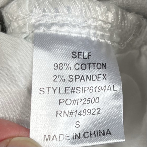 Saints & Hearts Bell Bottom Raw Hem Jeans Women Small Cow Print Grunge Y2K Indie - Picture 12 of 13